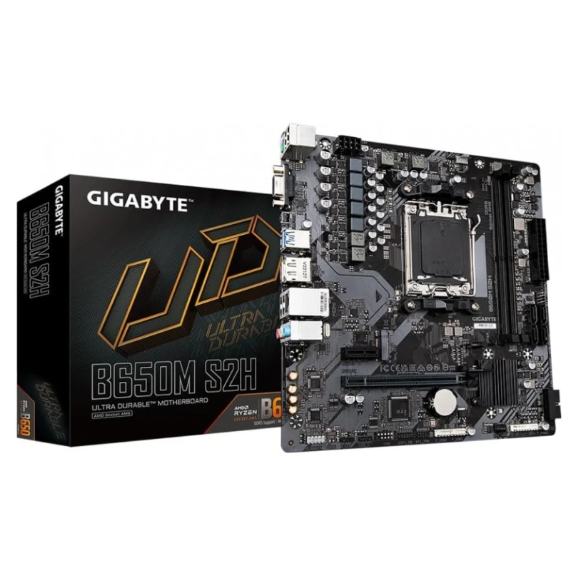 Carte Mère GIGABYTE B650M S2H – Socket AM5, Ryzen 7000/8000/9000 – Image 2