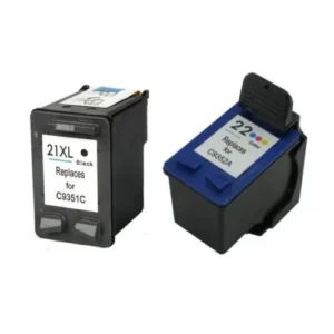 CARTOUCHE HP 21/22 PACK DE 2.