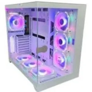 CASE ARES C703 ELITE AQUARIUM 7 FANS RGB WHITE
