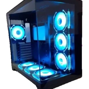 CASE ARES C703 ELITE AQUARIUM BK 7FANS