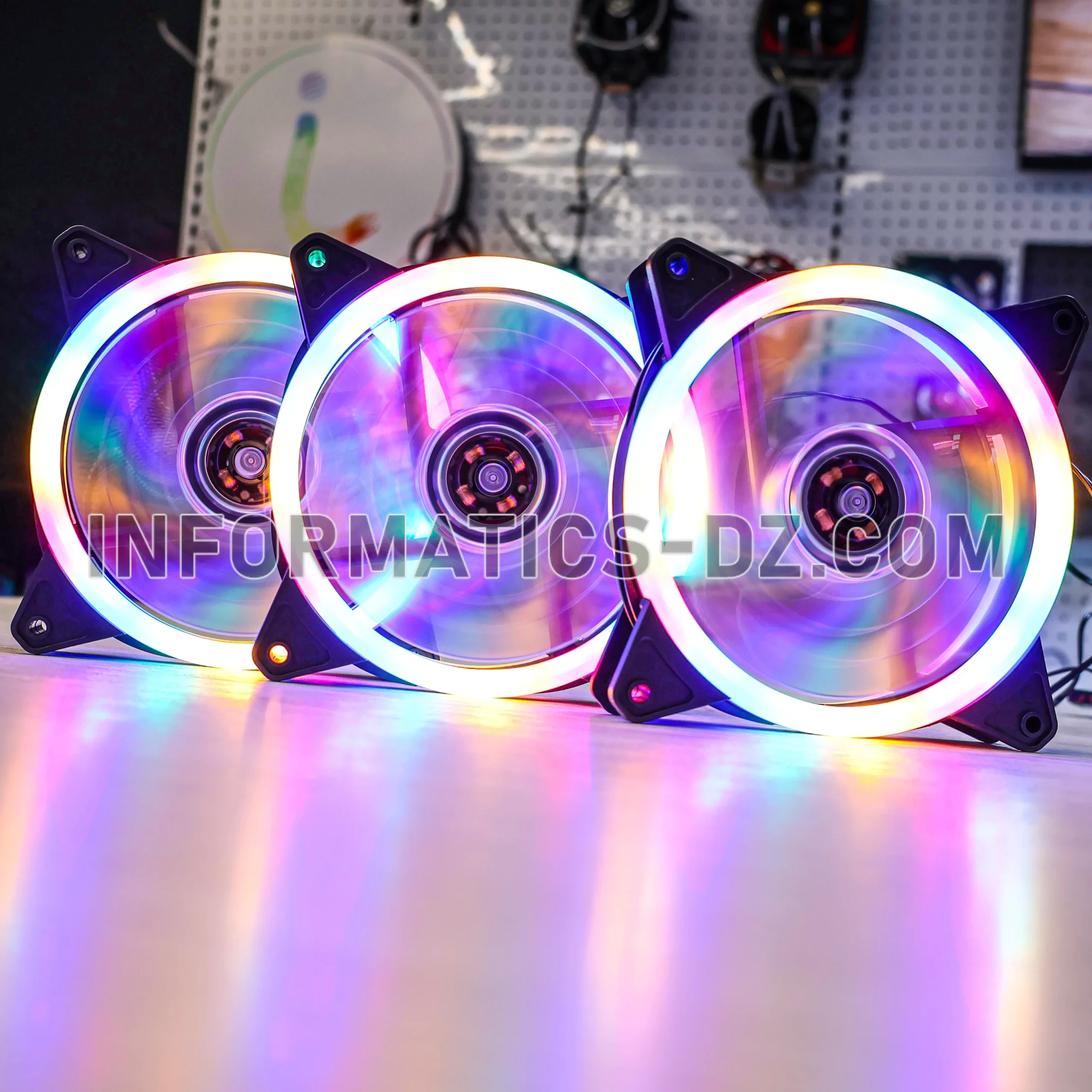 Case Fan 120mm RGB Simple – Single or 3-Fan Kit