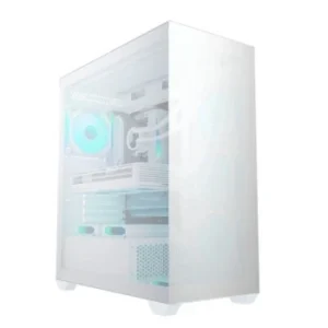 CASE RAIDMAX I800 CHROME WHITE 4XFANS