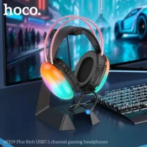 CASQUE HOCO GAMING AVEC FIL W109 PLUS  RGB 7.1
