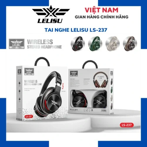 CASQUE LELISU BLUETOOTH/TF LS-237 CARD/AUX BAT 10H