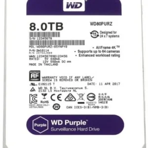 CAVIAR PURPEL 08TB WD 128MB CACHE 5400TR  SURVEILLANCE HARD DRIVE