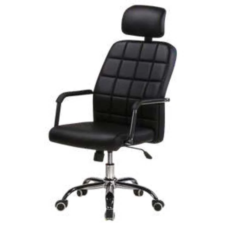 Chaise Opérateur Ergonomique avec Appui-tête – Noir / Marron – Image 2