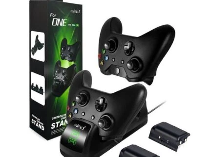 CHARGEUR MANETTE XBOX ONE +2 BATTERIE SND-400 FOR ONE  SLIM X MIMD MICRO USB CABLE
