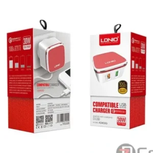 CHARGEUR SIYOTEAM LDNIO A2405Q QC3.0 30W+ CABLE SAMSUNG