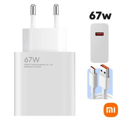 CHARGEUR TELEPHONEAVEC CABLE TYPE C MI 67W K26250