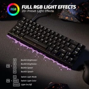 Clavier MECANIQUE ATTACK SHARK X68 HE – Image 5