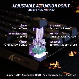Clavier MECANIQUE ATTACK SHARK X68 HE – Image 8