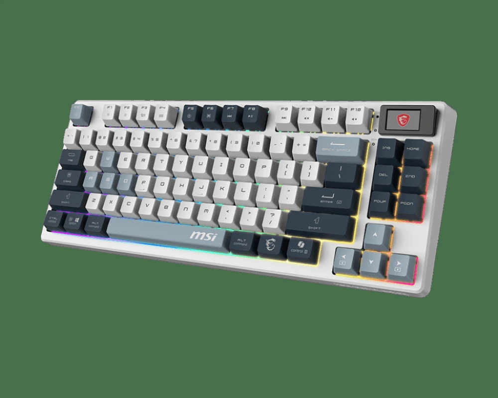 CLAVIER MECANIQUE MSI FORGE GK600 TKL WIRELESS SKY – Image 2