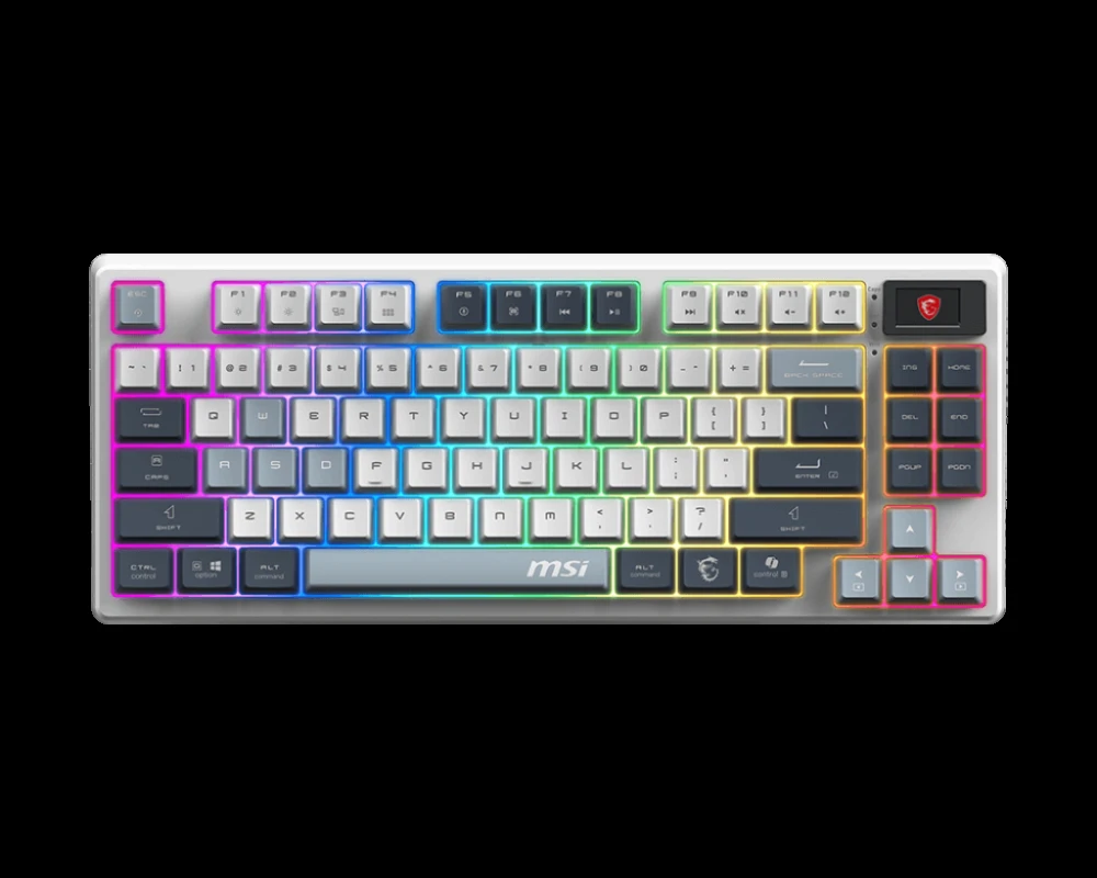 CLAVIER MECANIQUE MSI FORGE GK600 TKL WIRELESS SKY – Image 4