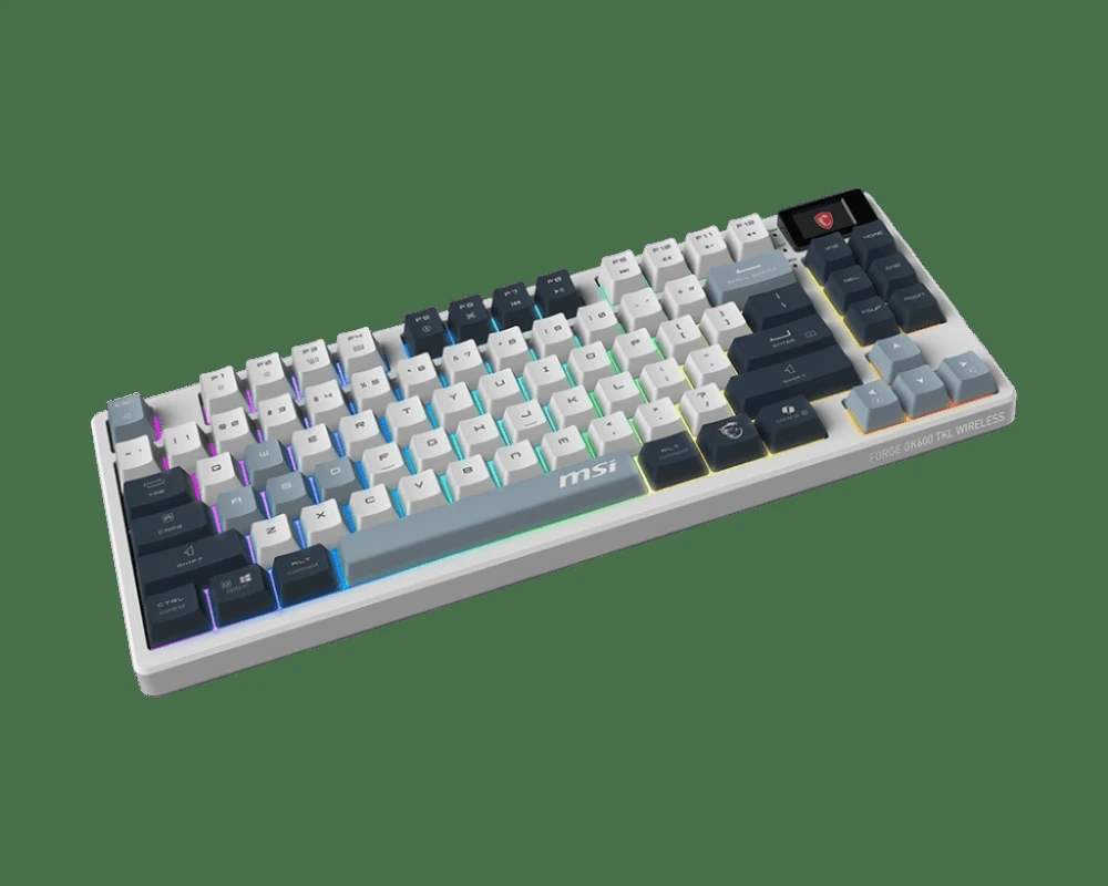 CLAVIER MECANIQUE MSI FORGE GK600 TKL WIRELESS SKY – Image 5