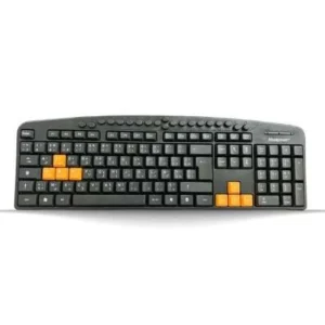 Clavier Filaire Maxipower K-8168M – USB – Confort de frappe – Design robuste