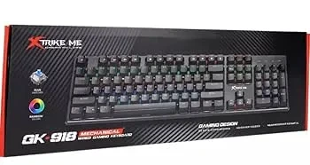 CLAVIER MECANIQUE GAMING RGB XTRIKE ME GK-918