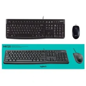 CLAVIER SOURIS FILAIRE LOGITECH MK120