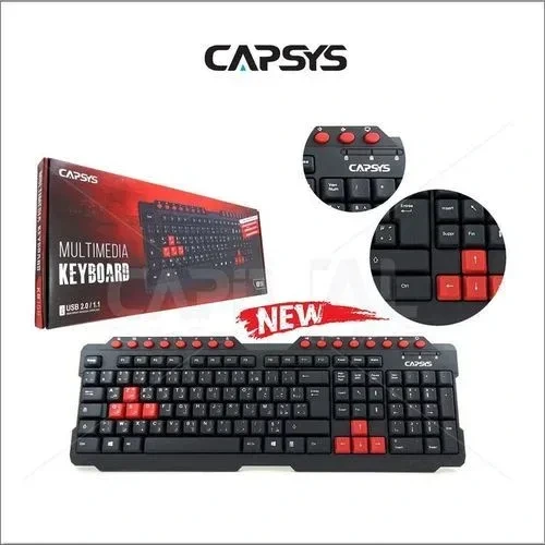 CLAVIER USB MULTIMEDIA CAPSYS KB258