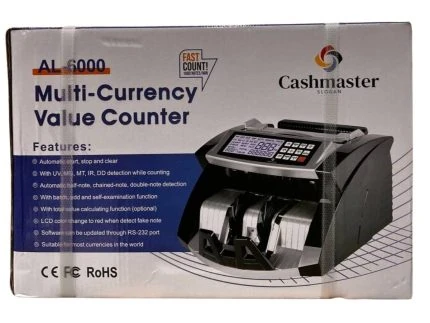 COMPTEUSE DE BILLET CASHMASTER AL-6120 BLACK