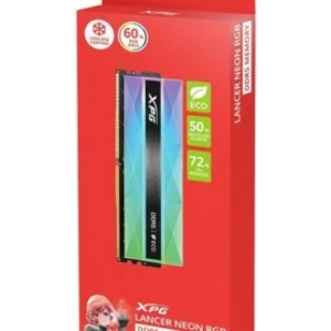 DDR5 16GO 6400MHz CL32 ADATA XPG LANCER NEON RGB (10% POUR CEUX QUI VEULENT L’ACHETER SEULE)