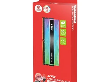 DDR5 16GO 6800MHz CL32 ADATA XPG LANCER NEON RGB (10% POUR CEUX QUI VEULENT L’ACHETER SEULE)