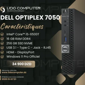 Dell OptiPlex 7050 i5-6TH - 16 Gb - 256 Gb