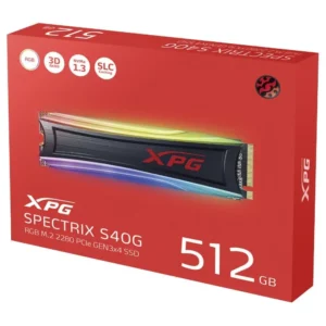 DISQUE SSD NVME ADATA XPG SPECTRIX S40g 512GB RGB