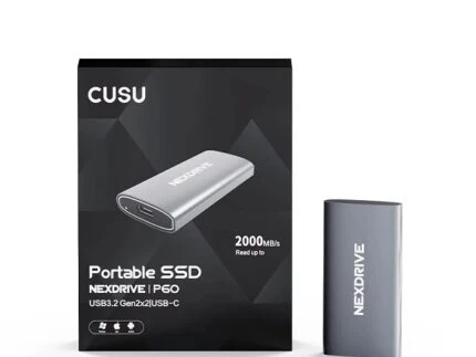 DISQUE DUR EXTERNE SSD 1TB CUSU NEXDRIVE P60 2000MB/S TYPE-C