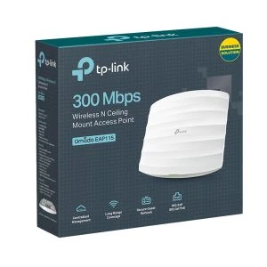 EAP115 Point d’accès WiFi N 300 Mbps PoE – Plafonnier