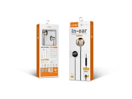 ECOUTEUR FILAIRE TYPE-C LDNIO HP09C BLACK/GOLD