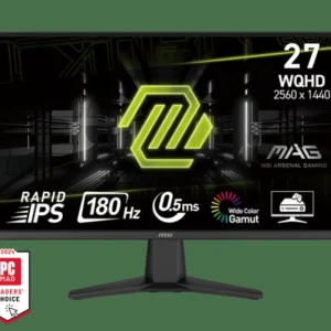 ECRAN MSI MAG 275QF 2K 180HZ 1MS FAST IPS
