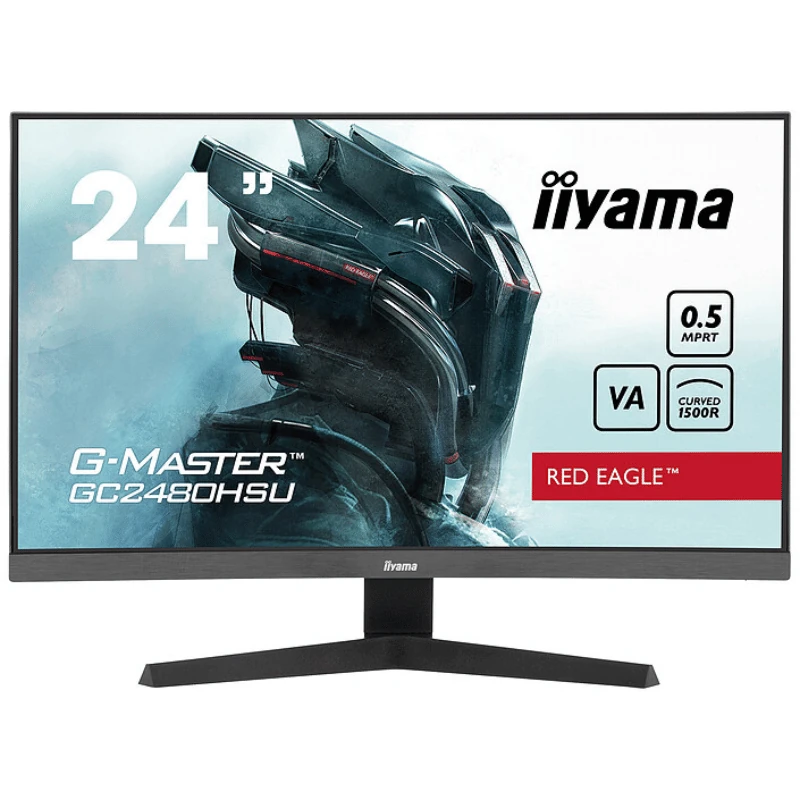Écran Gaming IIYAMA G-MASTER GC2480HSU-B1 23.6" Full HD 180Hz 0.5ms VA Incurvé FreeSync – Image 4