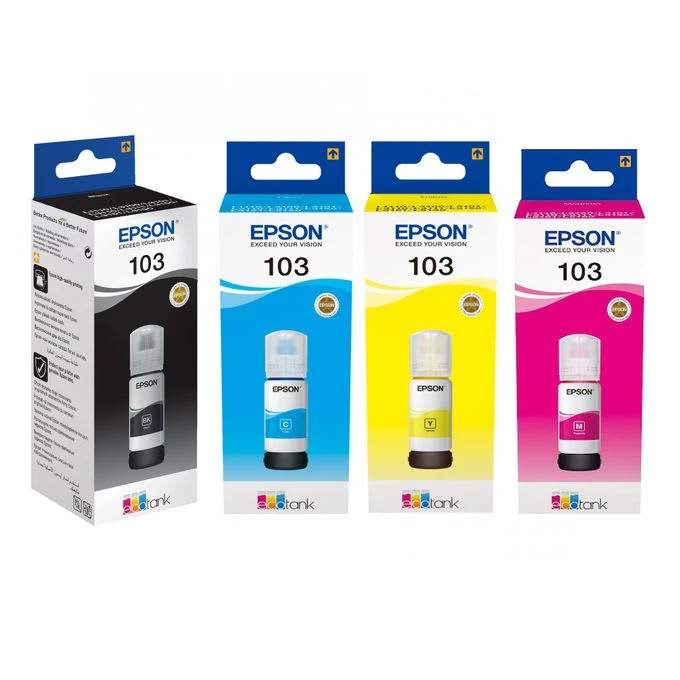 ENCRE EPSON 103 PACK 04 COULEURS
