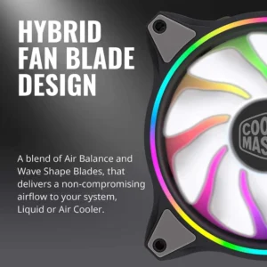 FAN MasterFan MF140 Halo ARGB 140mm Case Fan