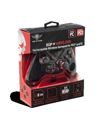 GAMEPAD SOG XPG WIRELESS RED PC/PS3