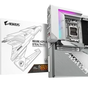 GIGABYTE AORUS B650E A STEALTH ICE WIFI 7 WHITE DDR5