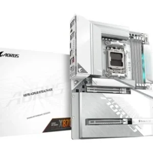 GIGABYTE AORUS X870 A STEALTH ICE DDR5 WIFI 7 WHITE