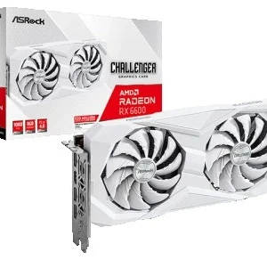 GPU AMD ASROCK CHALLENGER RX6600 8GB WHITE