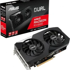 GPU AMD RX 6600 ASUS DUAL 8GB BN ( USED )