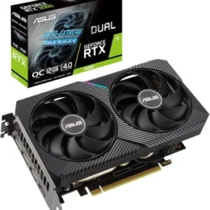 GPU NVIDIA RTX 3060 ASUS DUAL OC 12GB GDDR6