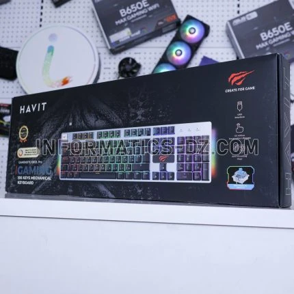 Havit Gamenote KB12L Pro Gaming Mechanical Keyboard (105 Keys)