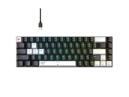 HAVIT GAMING KB906L FILAIRE MECANIQUE BLUE SWITCH BLACK /WHITE