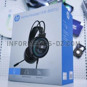 HP DHE-8001U Wired LED Gaming Headset – 50mm Driver USB