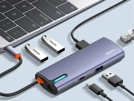 HUB ADAPTER SIYOTEAM TYPE-C 6IN1 DS-16U