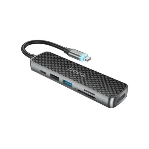 Hub Type-C « HB23 Easy view » HDMI + USB3.0 + USB2.0 + RJ45 + PD