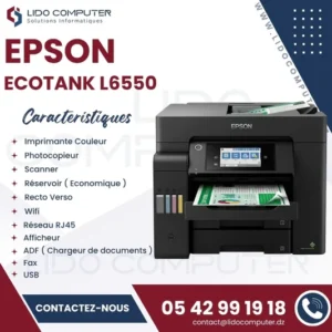 - Imprimante Epson EcoTank L6550