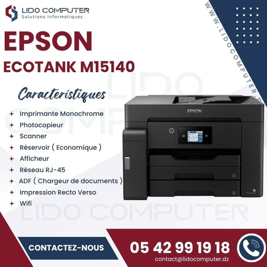 - Imprimante Epson EcoTank M15140