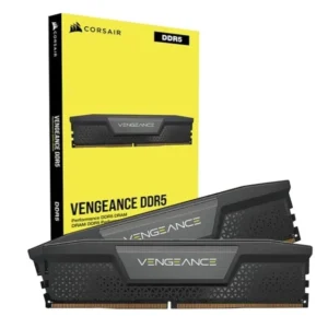 Kit de mémoire Corsair VENGEANCE 64 GO (2 x 32 GO) DDR5 DRAM 6 600 MHz CL 32 – Noir