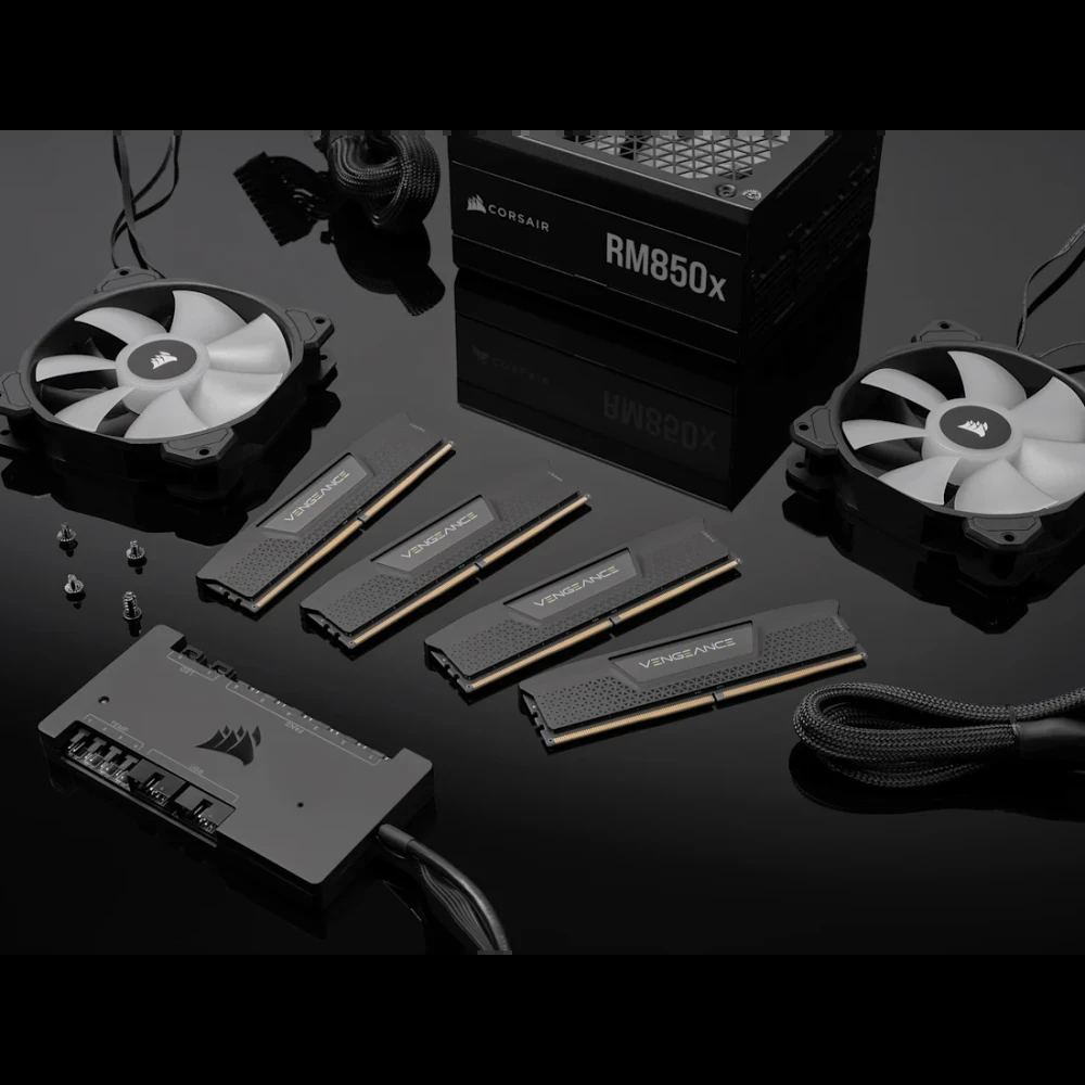Kit de mémoire Corsair VENGEANCE 64 GO (2 x 32 GO) DDR5 DRAM 6 600 MHz CL 32 – Noir – Image 4