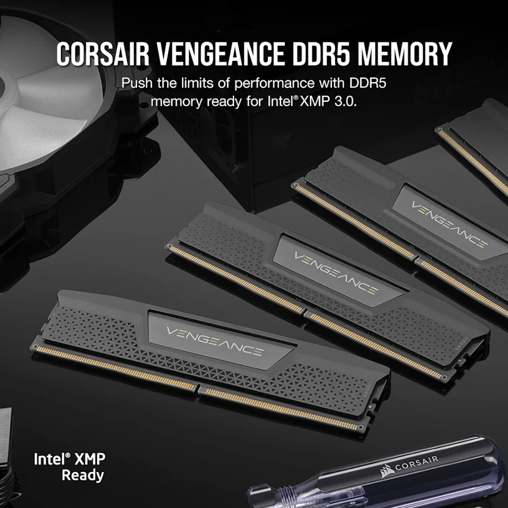 Kit de mémoire Corsair VENGEANCE 64 GO (2 x 32 GO) DDR5 DRAM 6 600 MHz CL 32 – Noir – Image 5